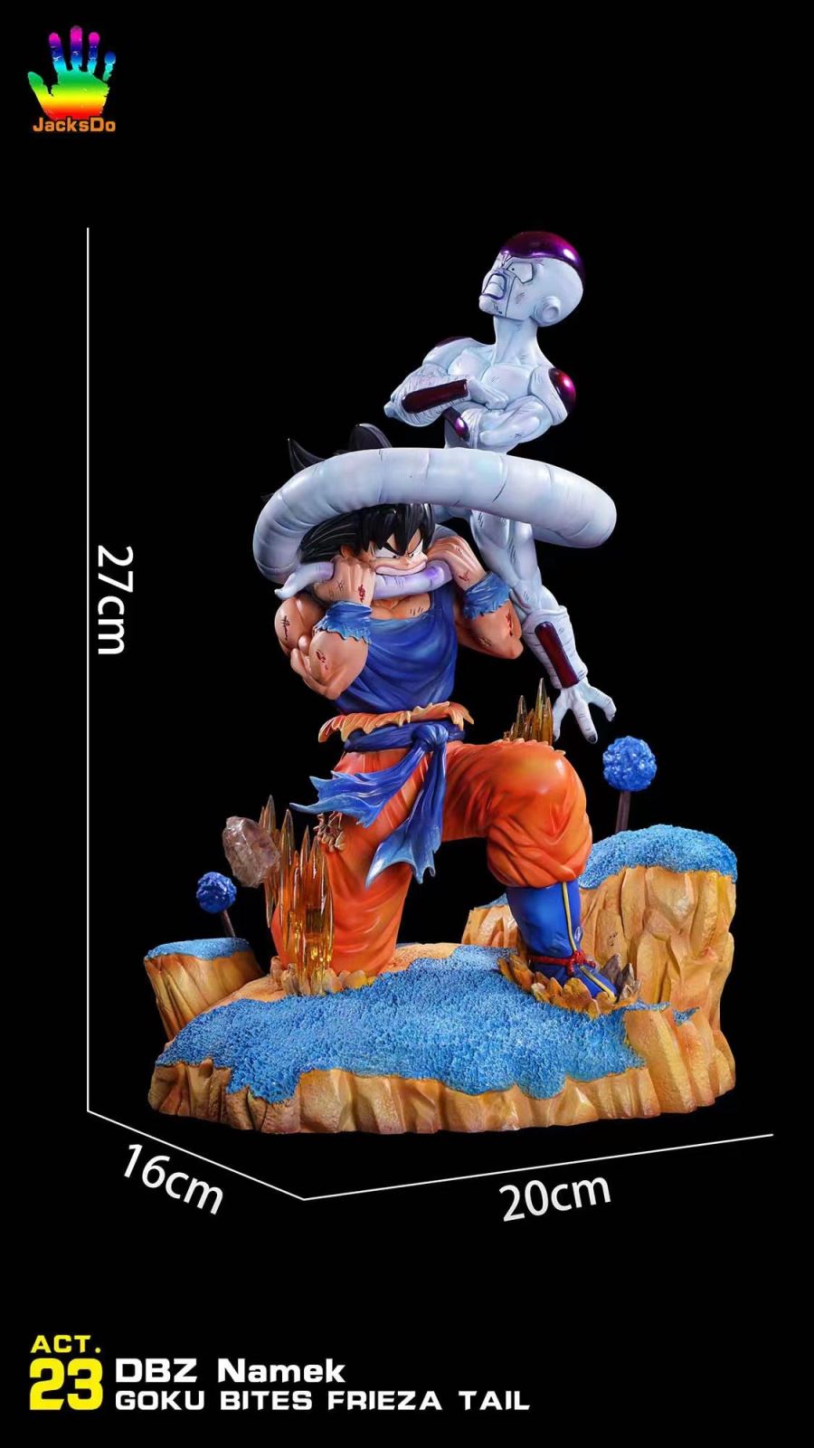 Son Goku Bite Frieza's tail - Dragon Ball 1/8