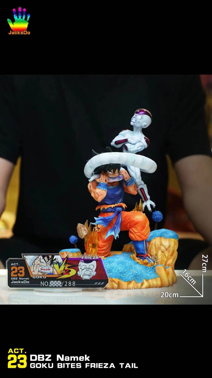 Son Goku Bite Frieza's tail - Dragon Ball 1/8