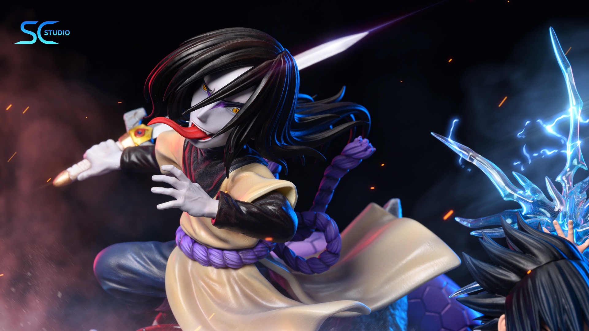 Sasuke & Orochimaru - Naruto