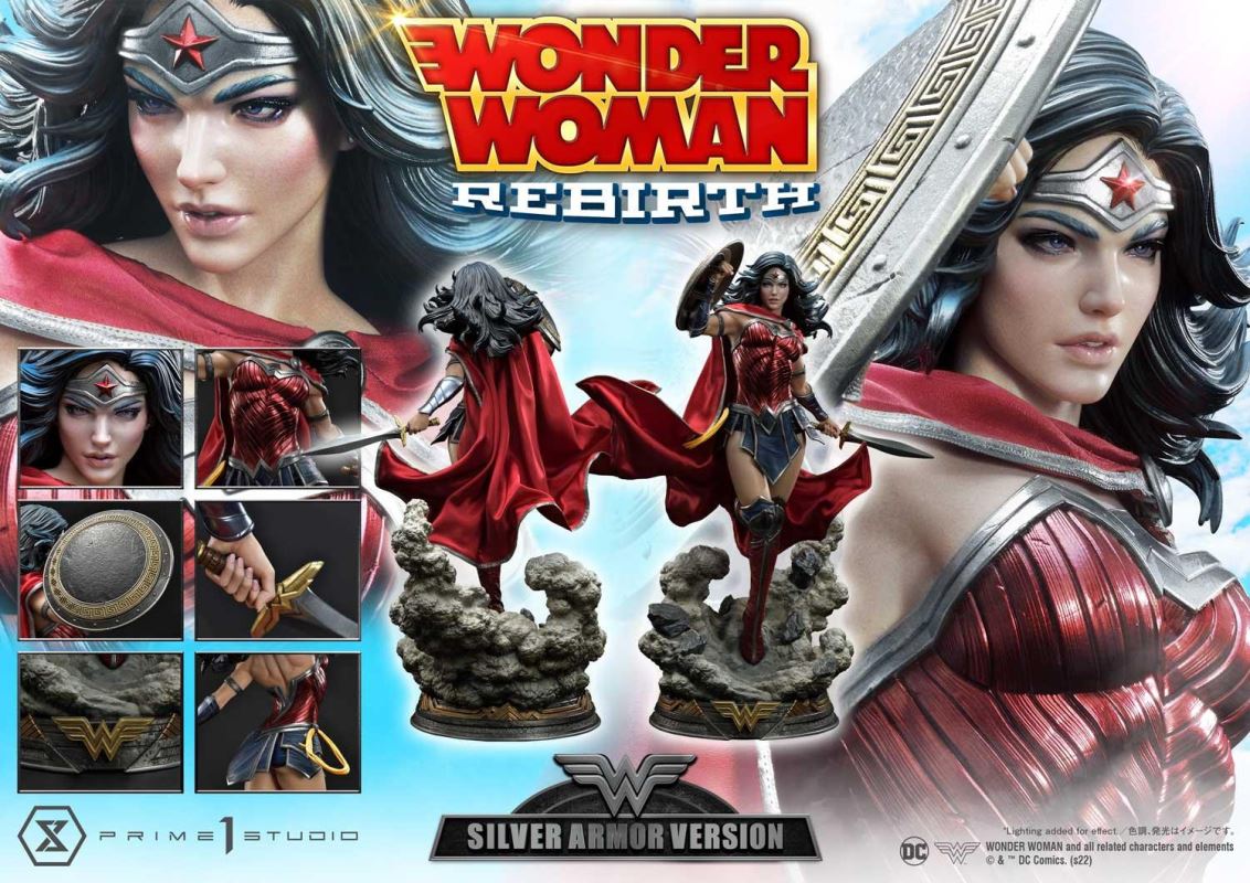Wonder Woman Rebirth EditionSILVER ARMOR Version [MMDC-51LM]