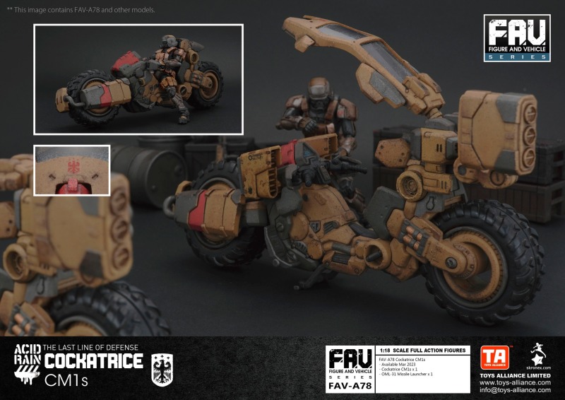 Acid Rain War FAV-A78 Cockatrice CM1s 1/18
