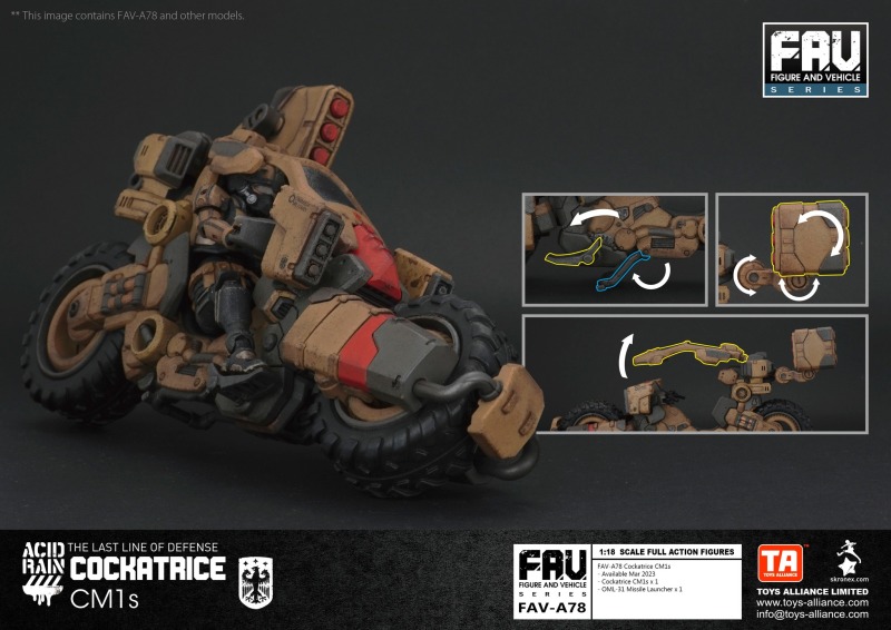 Acid Rain War FAV-A78 Cockatrice CM1s 1/18