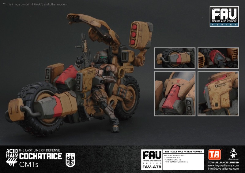 Acid Rain War FAV-A78 Cockatrice CM1s 1/18