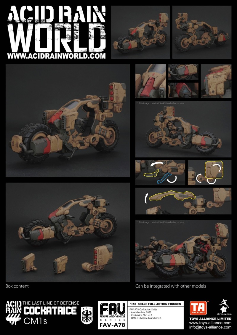 Acid Rain War FAV-A78 Cockatrice CM1s 1/18