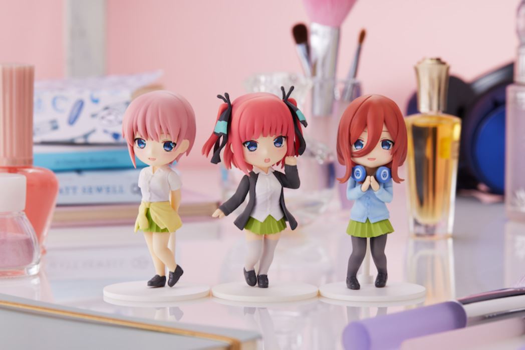 The Quintessential Quintuplets ∬ - Mini Figure Ichika Nakano, Nino Nakano & Miku Nakano