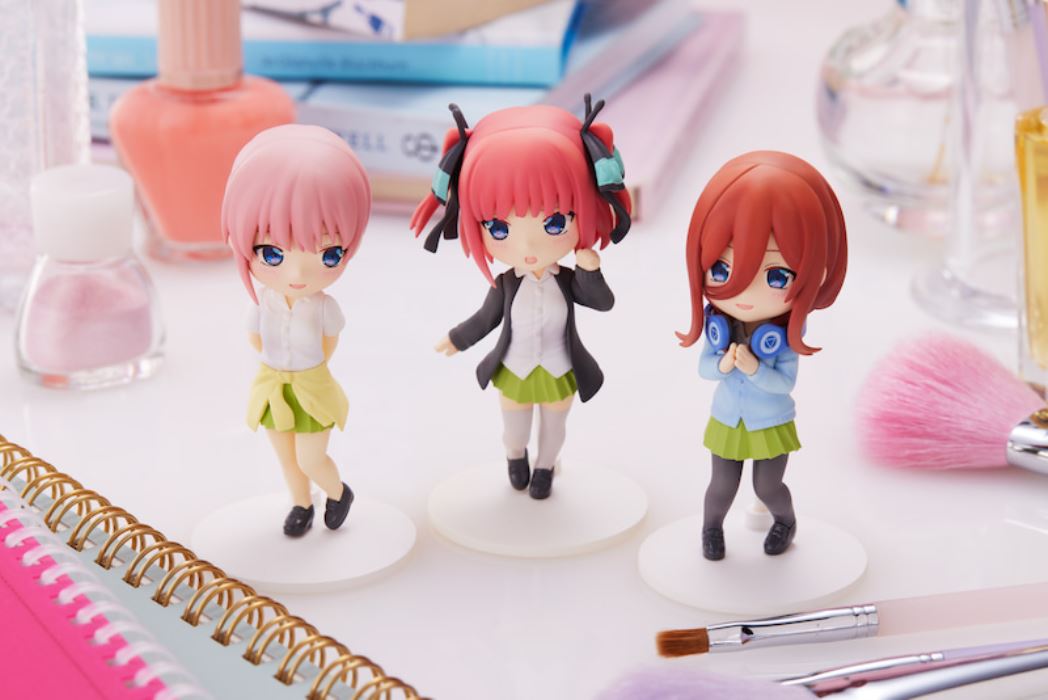 The Quintessential Quintuplets ∬ - Mini Figure Ichika Nakano, Nino Nakano & Miku Nakano