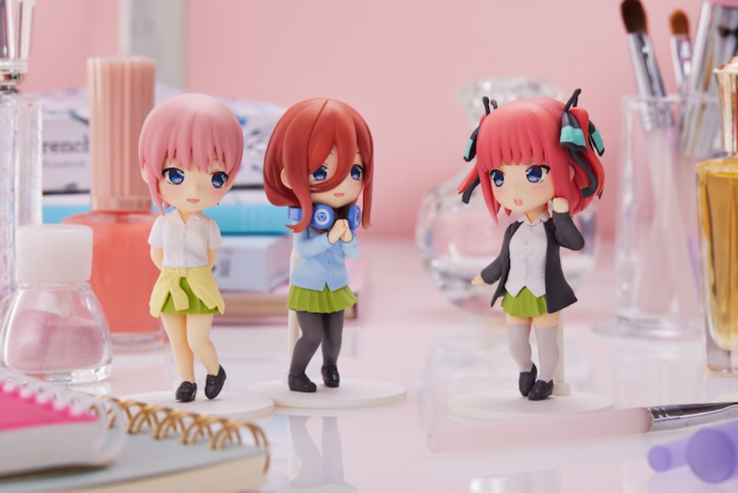 The Quintessential Quintuplets ∬ - Mini Figure Ichika Nakano, Nino Nakano & Miku Nakano