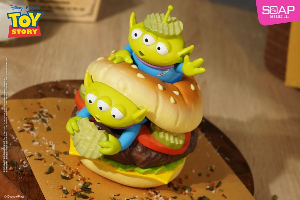 Three Eyes - Burger Day Figure & 18cm Pizza Day