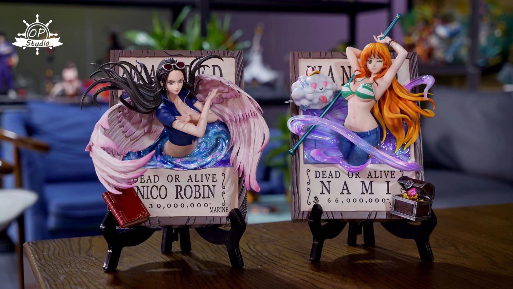 3D Frame Nami & Nico Robin - ONE PIECE
