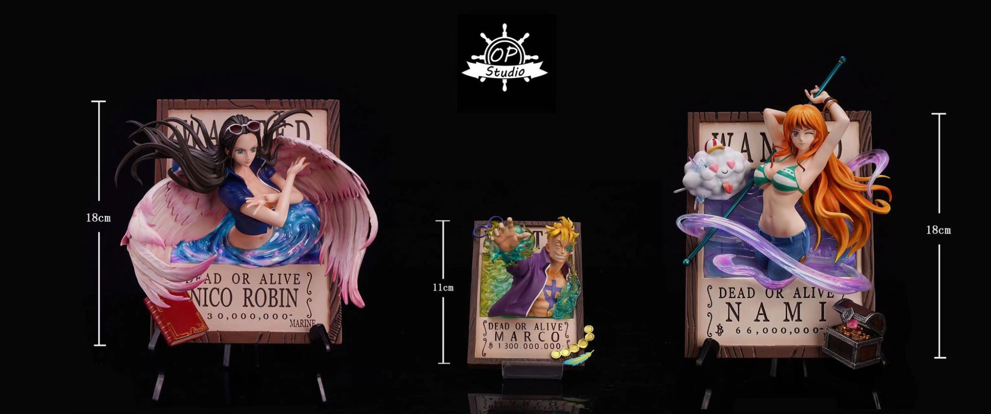 3D Frame Nami & Nico Robin - ONE PIECE