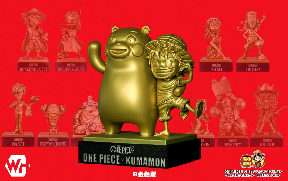 Kumamon with Luffy - One Piece