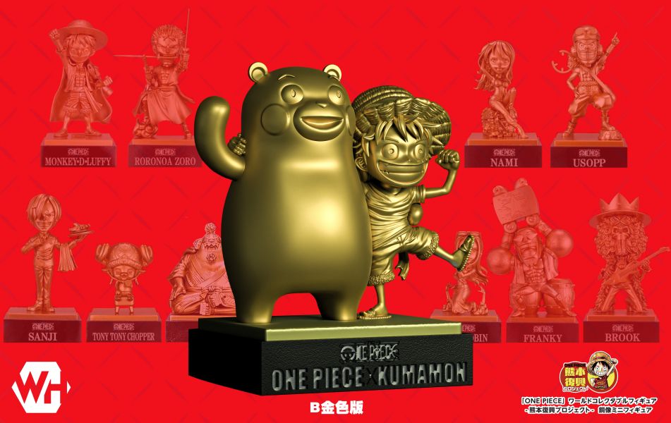 Kumamon with Luffy - One Piece