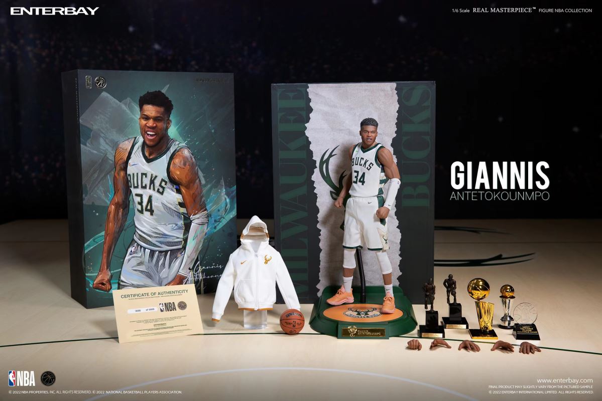 Real Masterpiece: NBA Series - Giannis Antetokounmpo Wax Figure 1/6