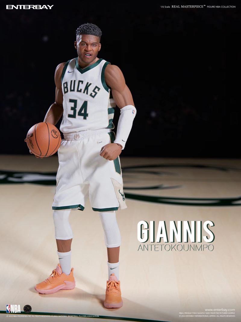 Real Masterpiece: NBA Series - Giannis Antetokounmpo Wax Figure 1/6