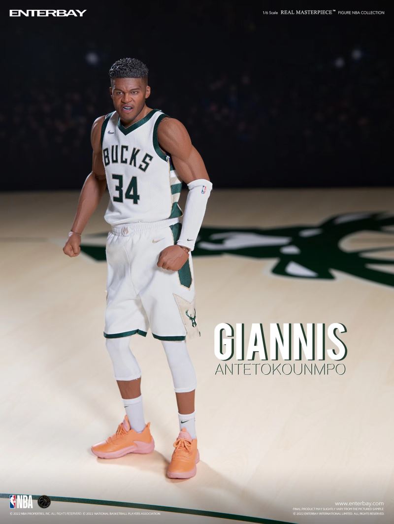 Real Masterpiece: NBA Series - Giannis Antetokounmpo Wax Figure 1/6