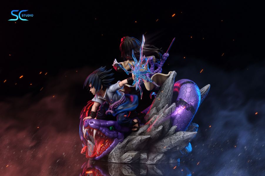 Sasuke & Orochimaru - Naruto