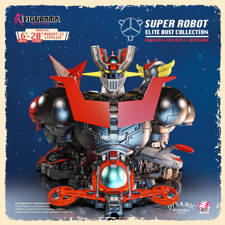 Super Robot Elite Bust Collection (Grendizer / Mazinger Z / Getter)