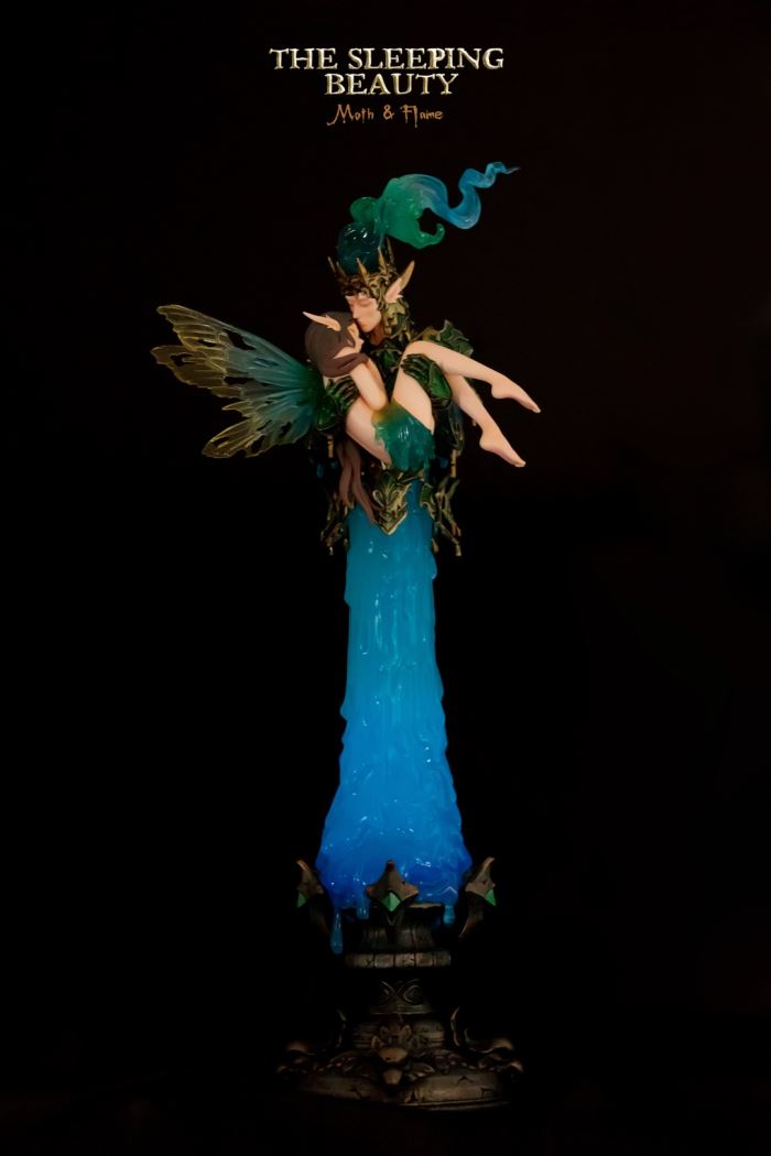 High Candle Girl-Jin/Hao (Luminous Effect) Two Trendy Figures