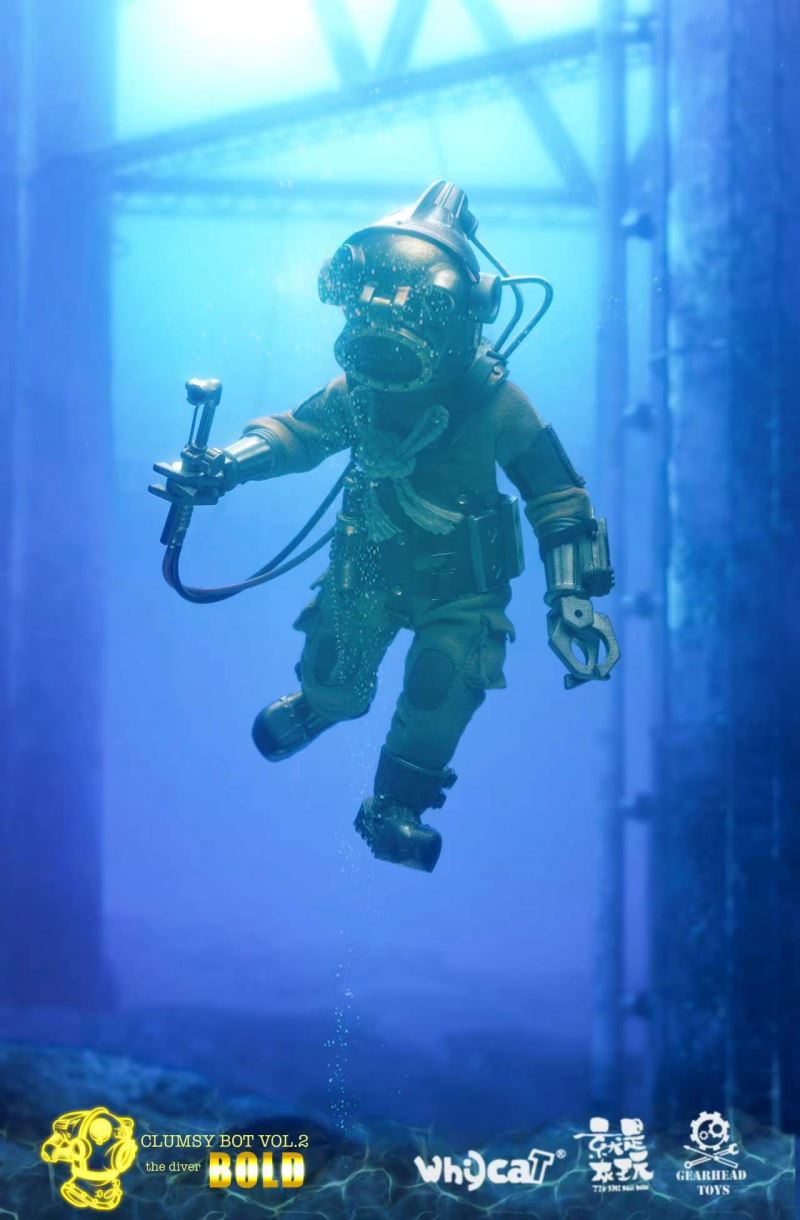 Underwater Welder Diver Bold Repairman
