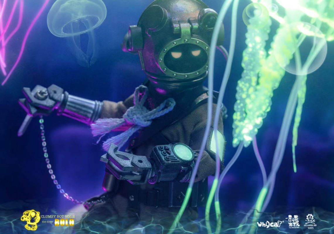 Underwater Welder Diver Bold Repairman