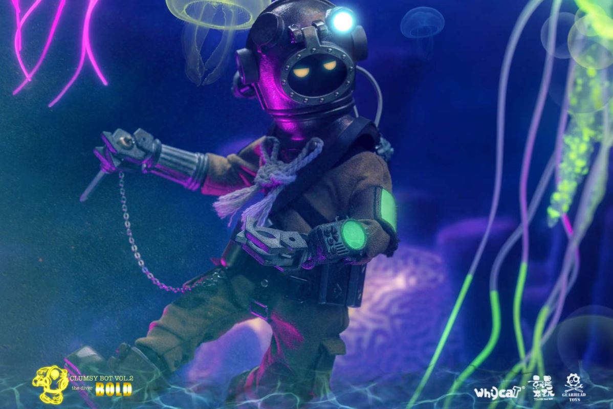 Underwater Welder Diver Bold Repairman