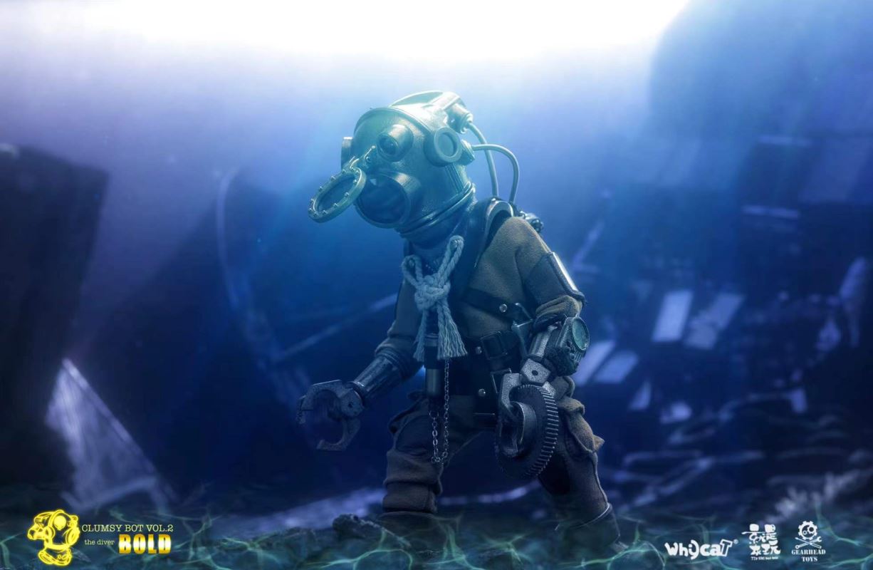 Underwater Welder Diver Bold Repairman