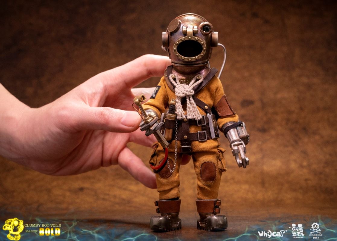 Underwater Welder Diver Bold Repairman