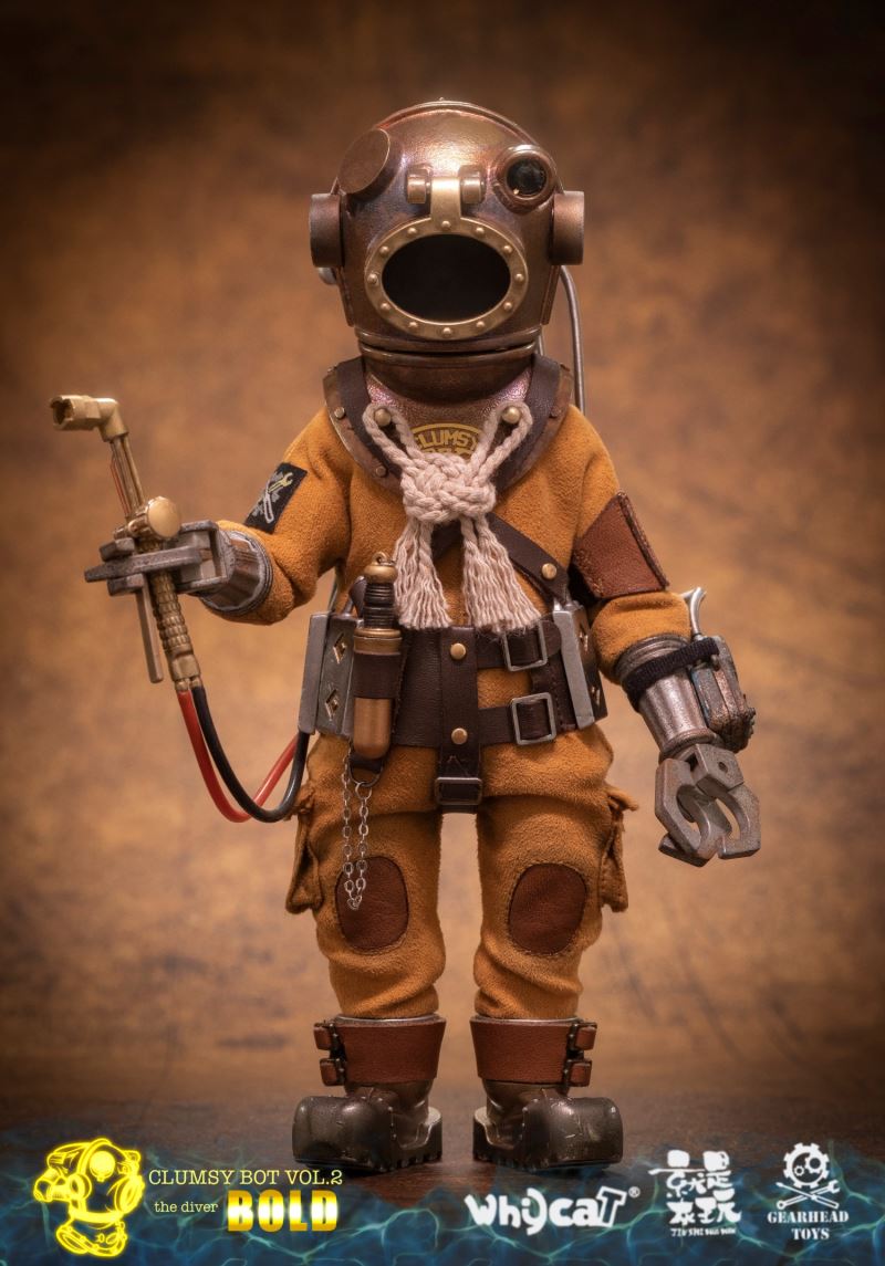 Underwater Welder Diver Bold Repairman