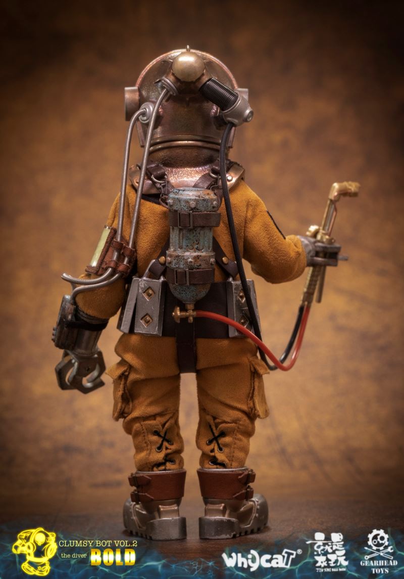 Underwater Welder Diver Bold Repairman