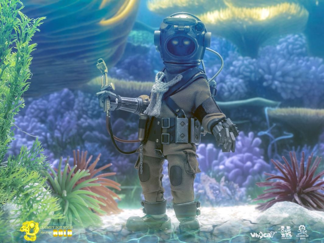 Underwater Welder Diver Bold Repairman