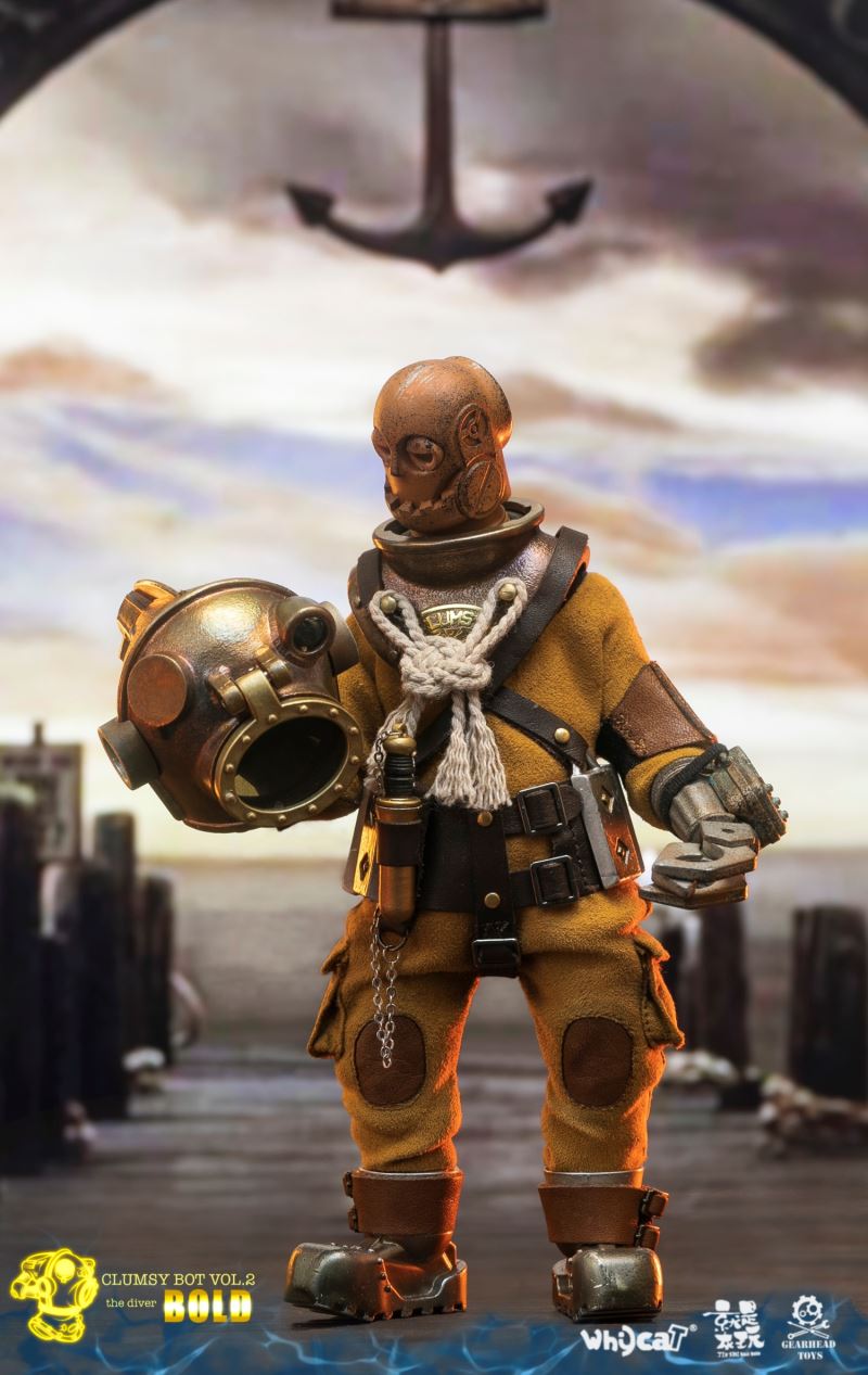 Underwater Welder Diver Bold Repairman