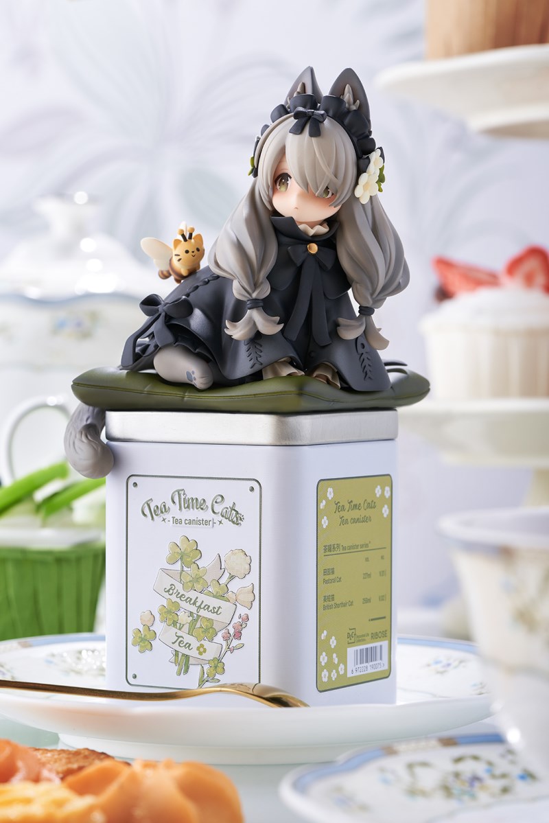 RIBOSE DLC Series Tea Time Cats British Shorthair