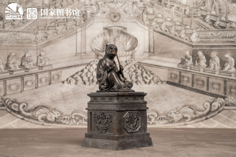 welve Old Summer Palace Bronze Heads Monkey 1/6