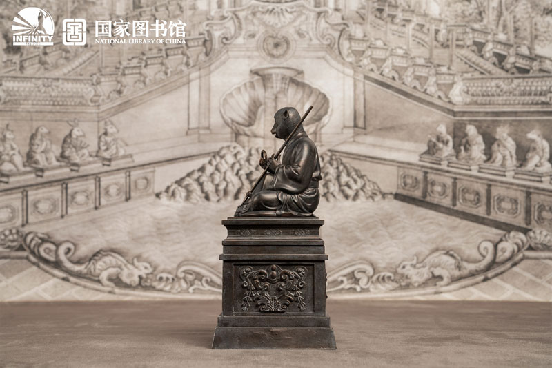 welve Old Summer Palace Bronze Heads Monkey 1/6
