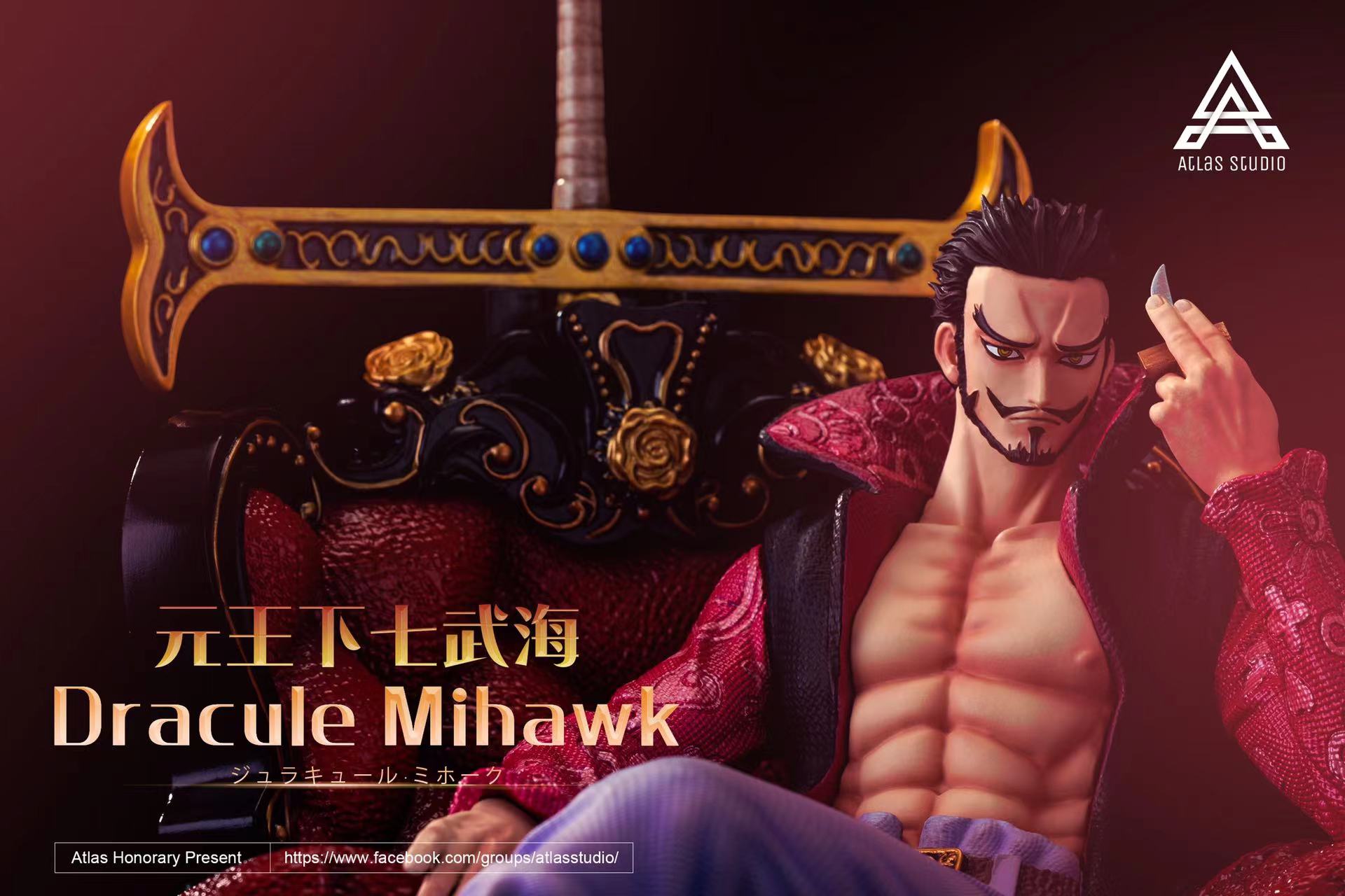 Mihawk on throne – One Piece