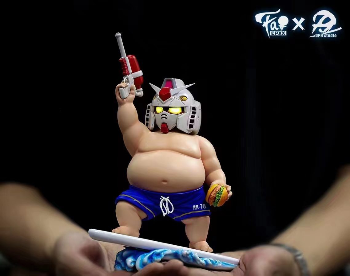 Fatty Gundam Surfing
