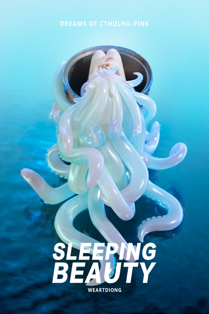 Sleeping Beauty Dreams of Cthulhu - Red / Pink / Blue