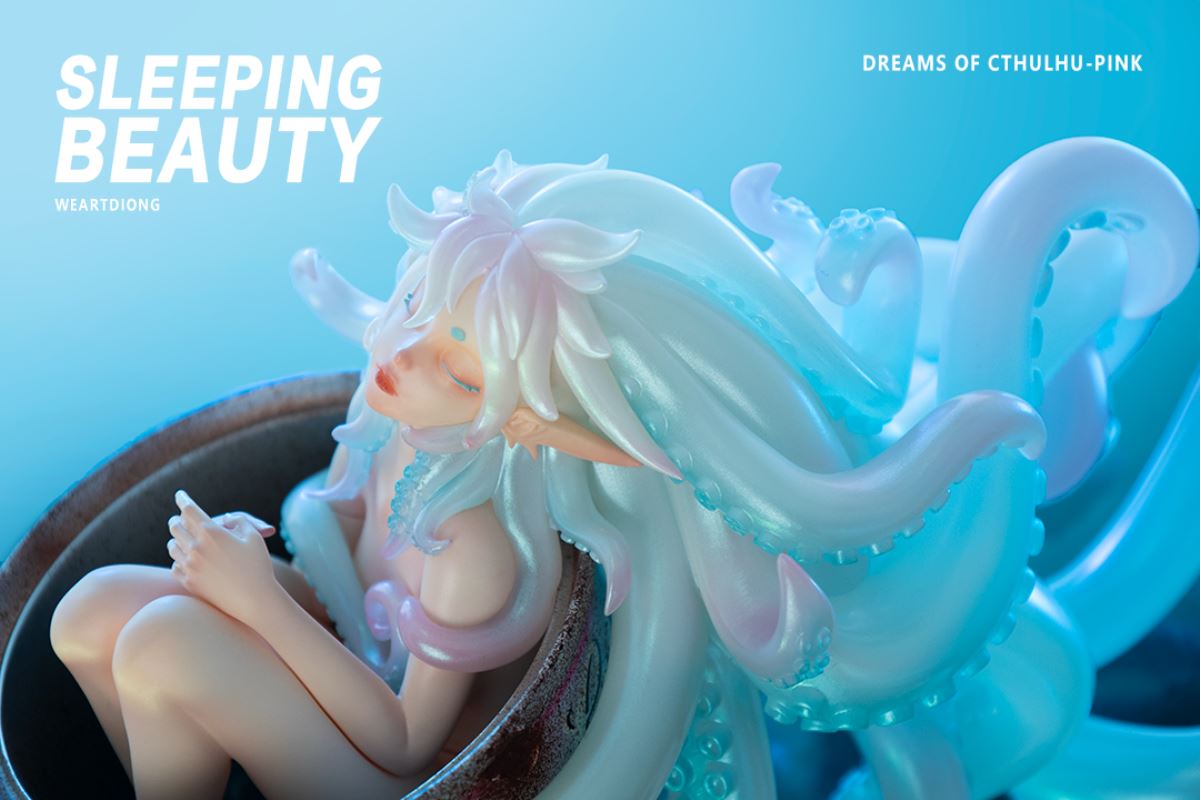 Sleeping Beauty Dreams of Cthulhu - Red / Pink / Blue