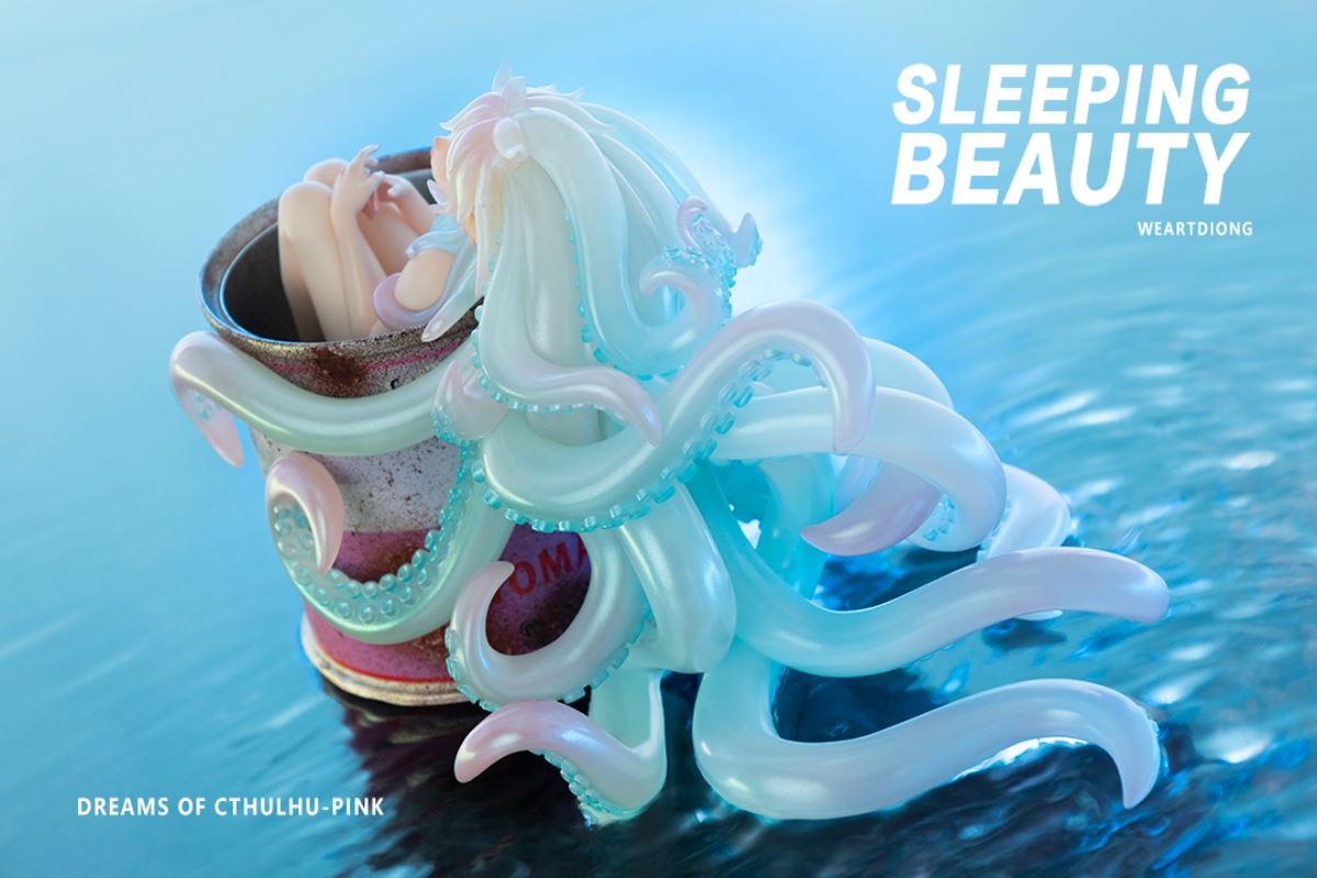 Sleeping Beauty Dreams of Cthulhu - Red / Pink / Blue
