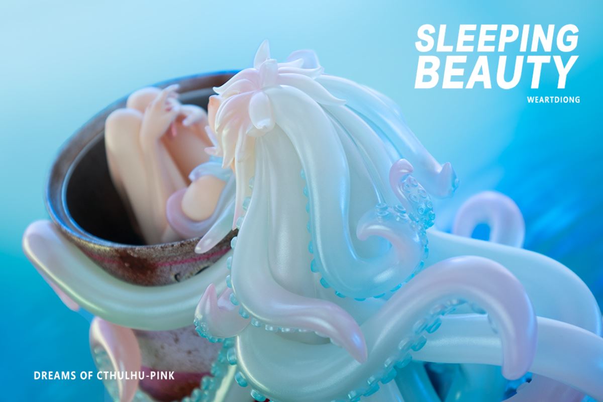 Sleeping Beauty Dreams of Cthulhu - Red / Pink / Blue