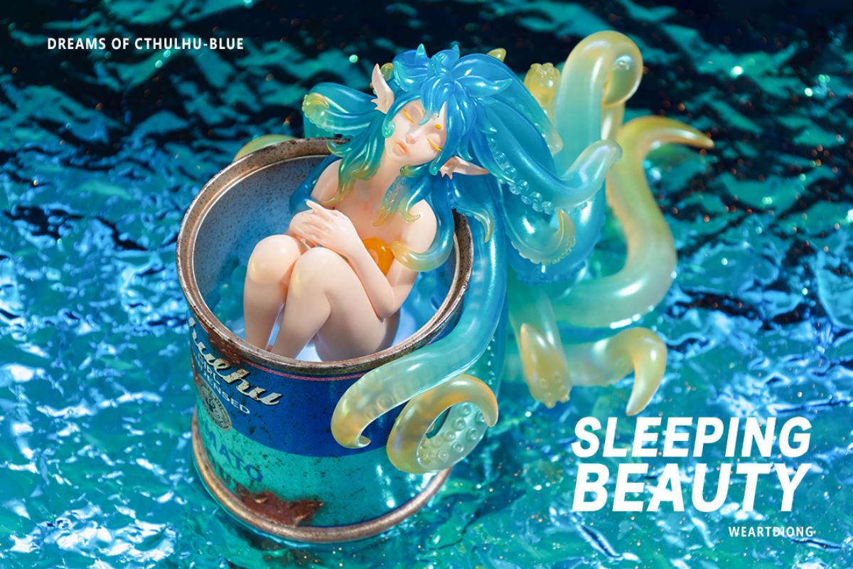 Sleeping Beauty Dreams of Cthulhu - Red / Pink / Blue