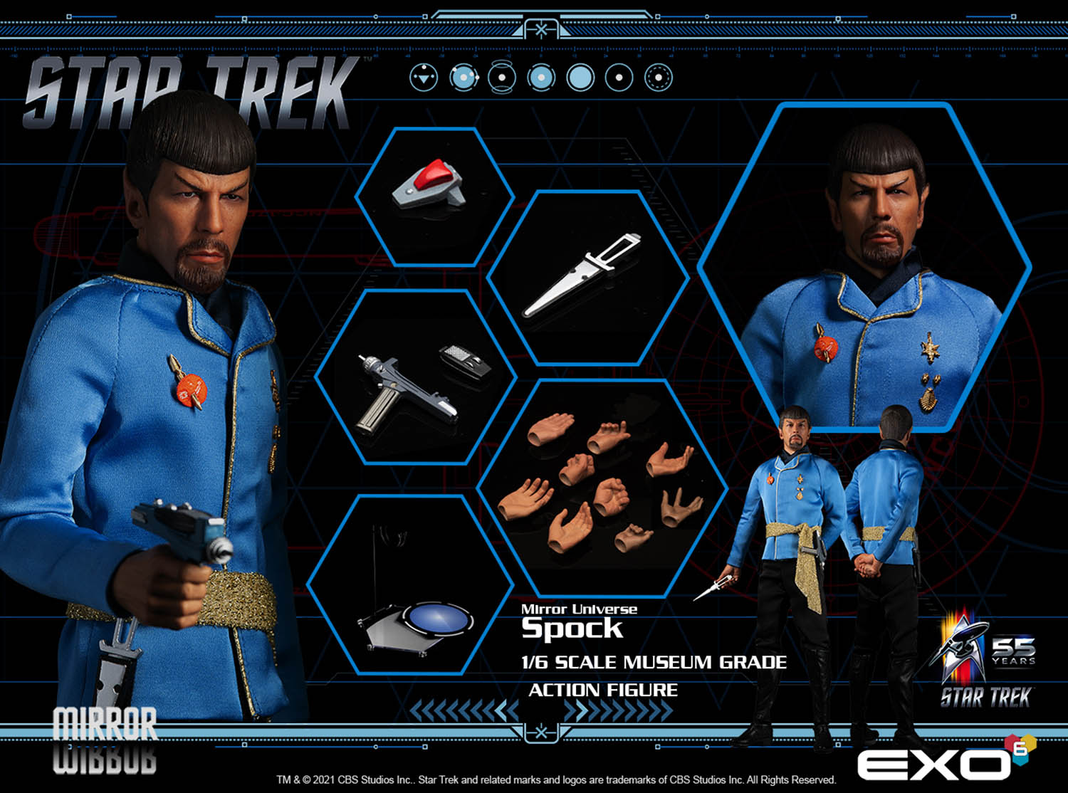 Star Trek: TOS Mirror, Mirror Mr. Spock in the Mirror World 1/6