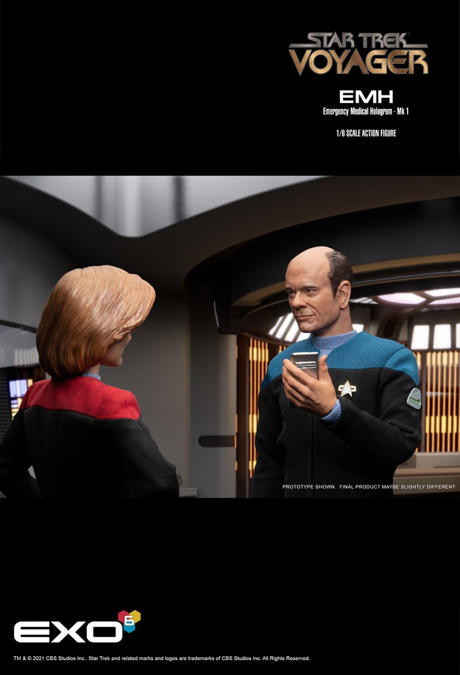 EXO-6 Hyper Realistic Action Figure 1/6 Star Trek: Voyager EMH Mark.I Doctor
