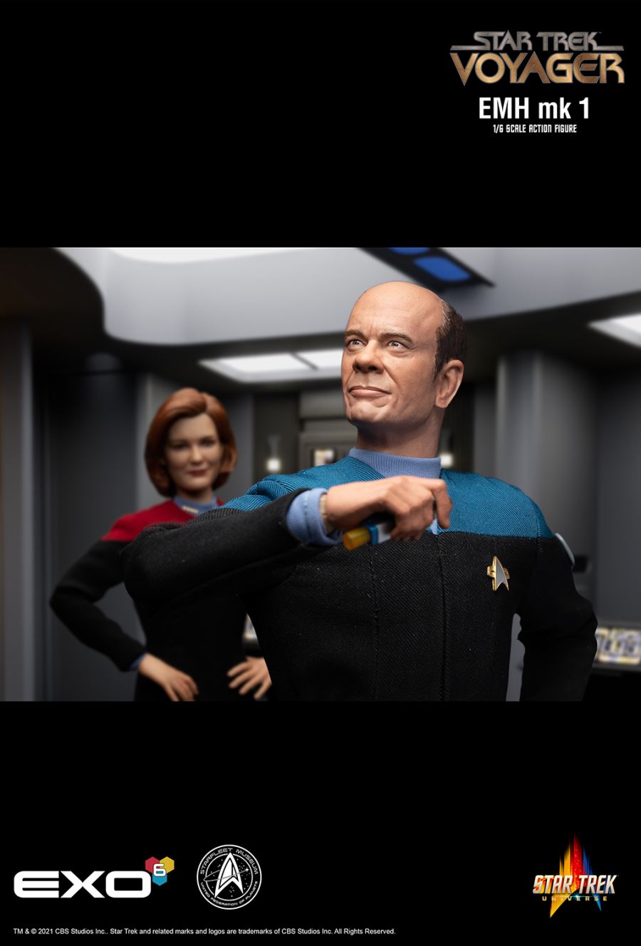 EXO-6 Hyper Realistic Action Figure 1/6 Star Trek: Voyager EMH Mark.I Doctor