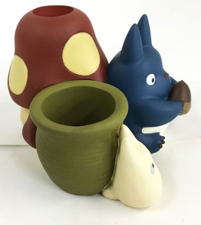 Studio Ghibli Works IKT-03B My Neighbor Totoro Seal Stand Medium Totoro & Small Totoro
