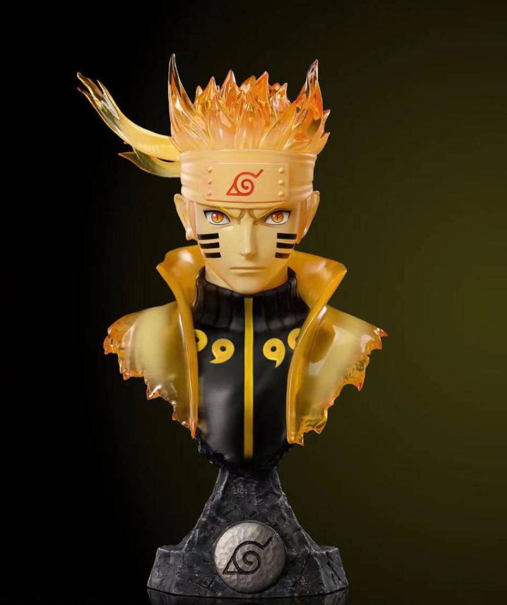 Minato Namikaze & Naruto Uzumaki Bust Statue - Naruto