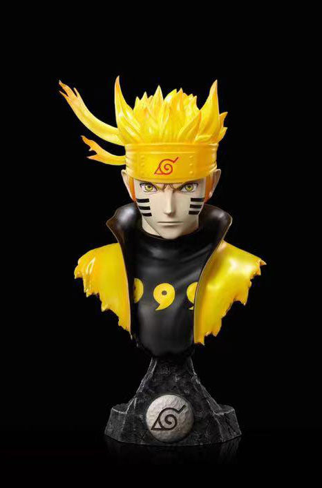 Minato Namikaze & Naruto Uzumaki Bust Statue - Naruto