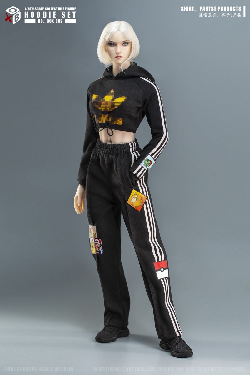 Female Soldier Hoodie Sweater Set