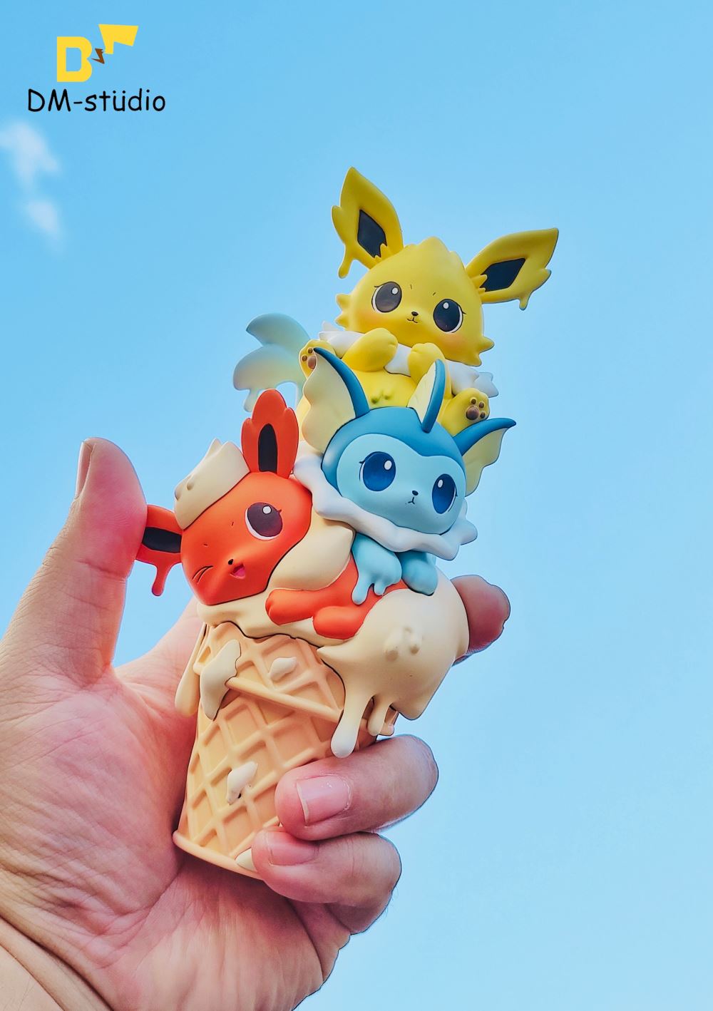 Ice Cream Jolteon Flareon and Vaporeon - Pokemon