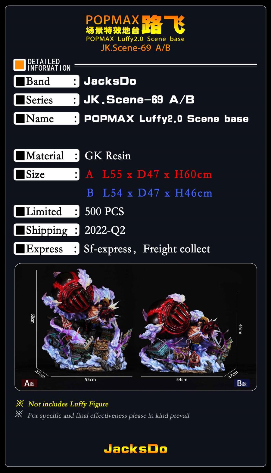 POPMAX Luffy Boundman Ver.2 Base 